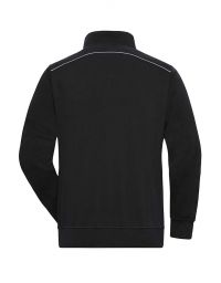 Schwarzes Half Zip Sweatshirt